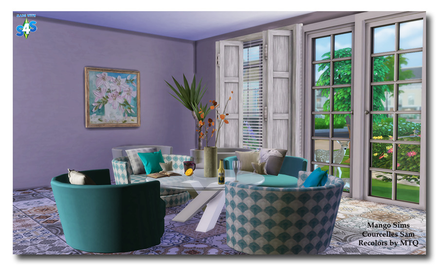 Ts4 Mango Sims Courcelles Sam Dining Recolors