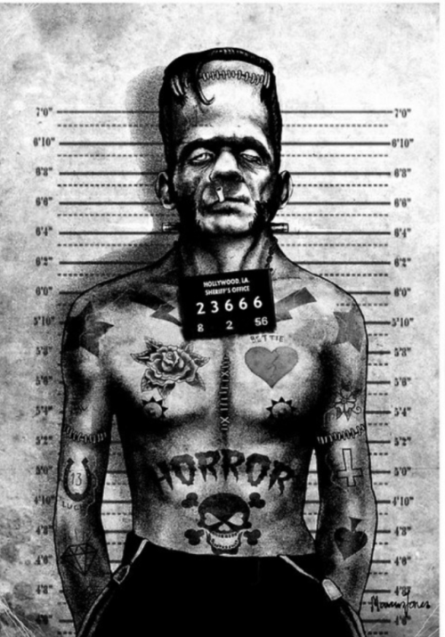 goryhorror:Mugshot artwork by: Marcus Jones...