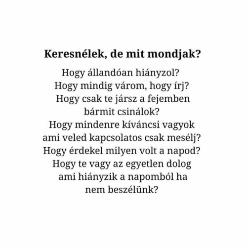 Ismerlek valakivel, de hiányzik az ex