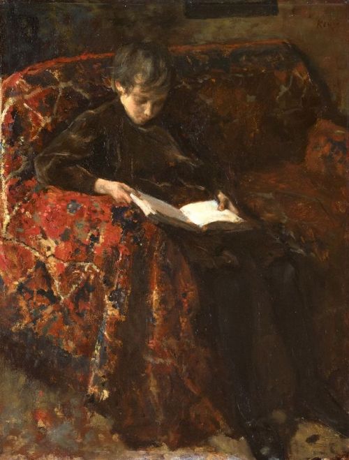 huariqueje:A Boy Reading   -   Jacob Simon Hendrik ‘Hein’...