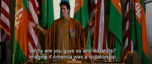 somewhere-inthe-deep:freshmoviequotes:The Dictator...