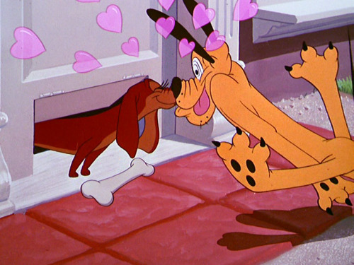 disneytoonland:Pluto’s Heart Throb 1950