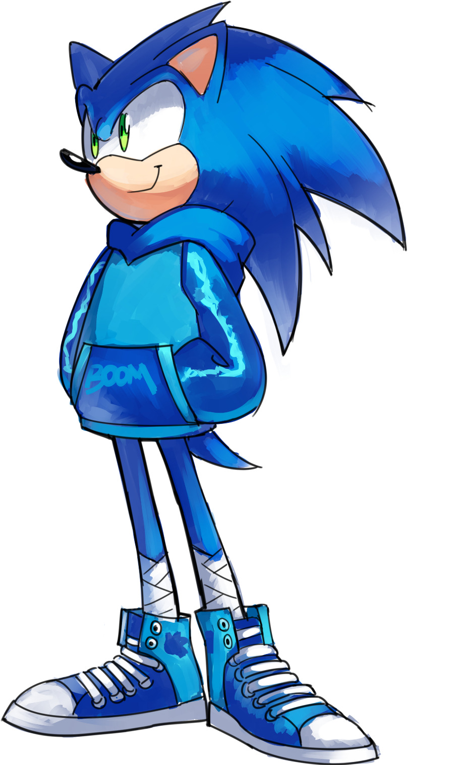 :P i just really wanted to draw Boom!Sonic wearing... - Lala's Blog