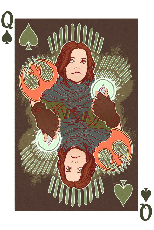 thegentlehoneybee:Been working on a series of Star Wars cards....