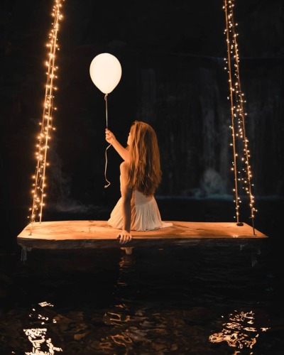 Woman Swinging On Swing Tumblr