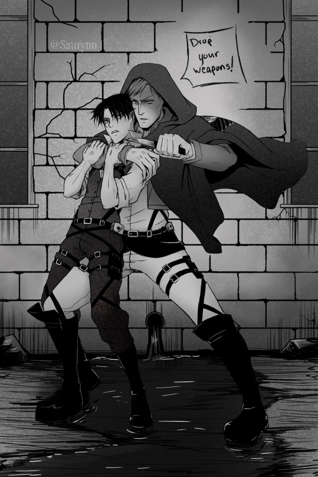 So hear me out... What if Levi had been the one who got captured? Kinda trying out a manga-ish style. This is what a Doujinshi...