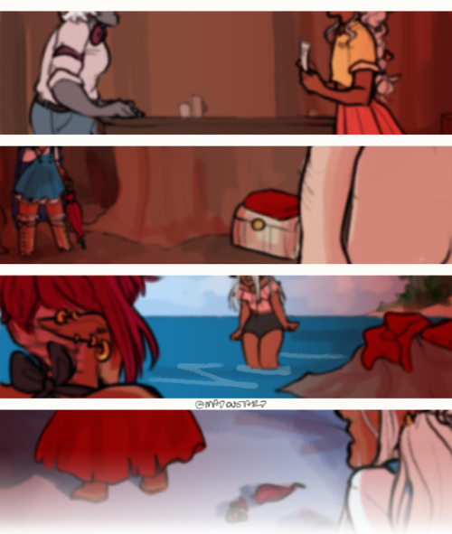 madcustard:rough comic based on this beautiful post