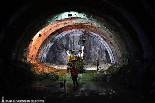 Buca Otogar Tünelinin %68'i Tamam