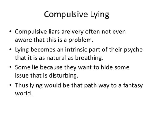 compulsive vs pathological liar