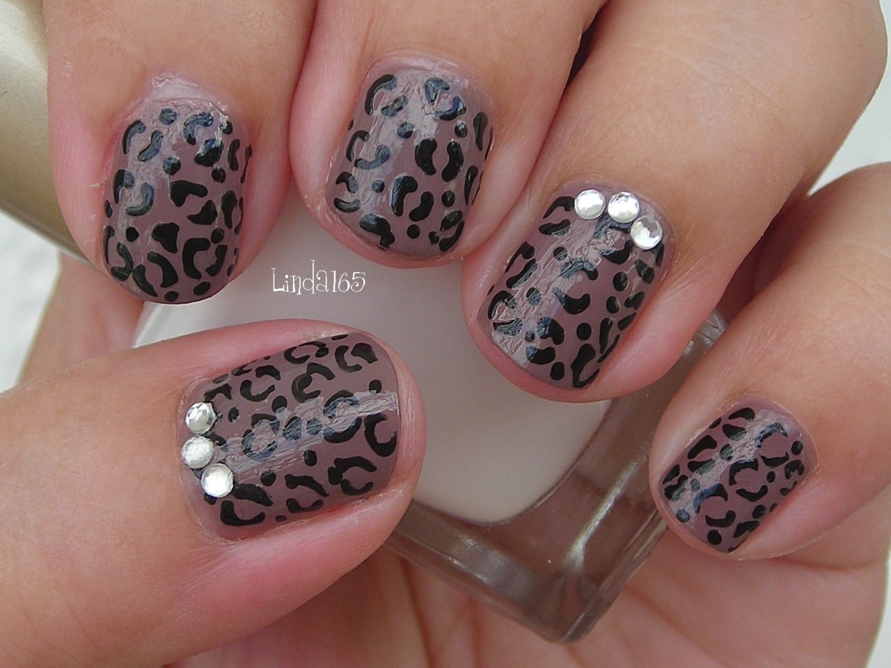 1. Cheetah Print Gel Nail Design Ideas - wide 3