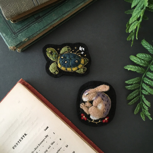 Finally, I made things with less grey in them!A “Tortoise and...