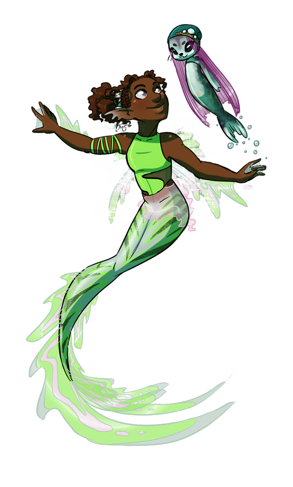 This is my art blog, emsartwork: just make sirenix a mermaid...