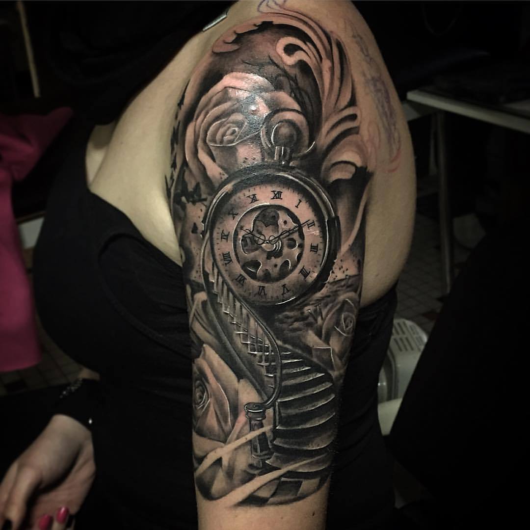 Naamloos Half Healed Half Fresh Progress Shot Tattoo