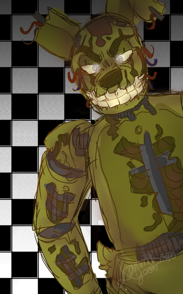 drawing with springtrap | Tumblr