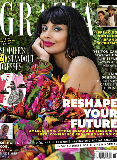 Jameela Jamil for Grazia UK by Josh Stadlen (2020)