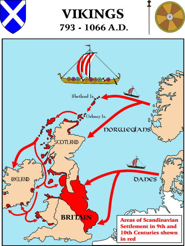 Medieval Europe In Pics — Viking Settlements In The British Isles 