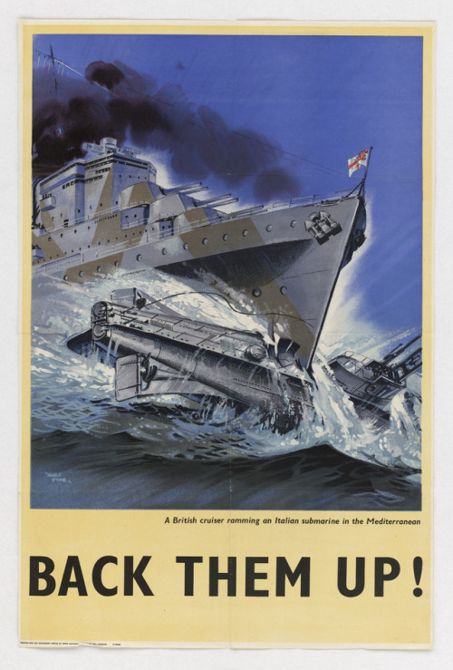 uss-edsall:Part of the “Back Them Up!” series of propaganda...