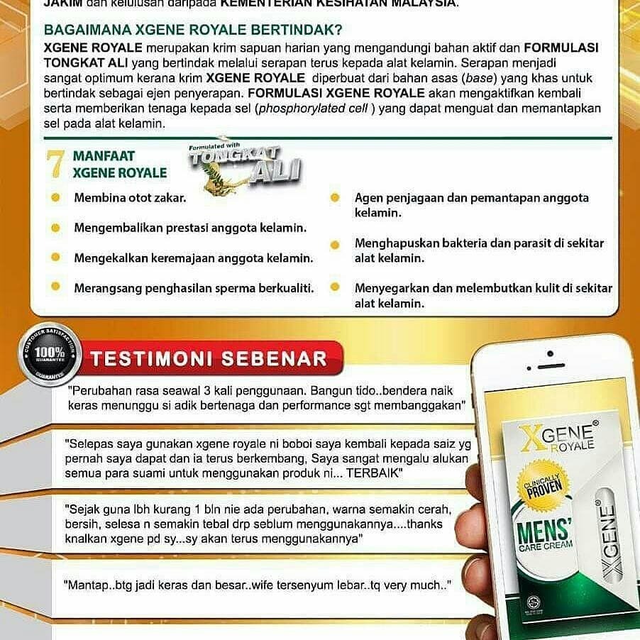 UBAT KUAT SELAMAT XGENE ROYALE BY DR ISMAIL TAMBI — BESAR 