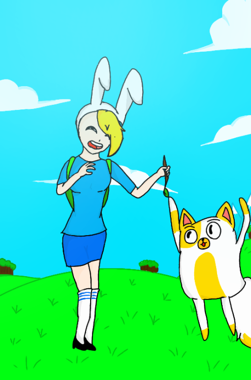 Adventure time (with fionna & cake)