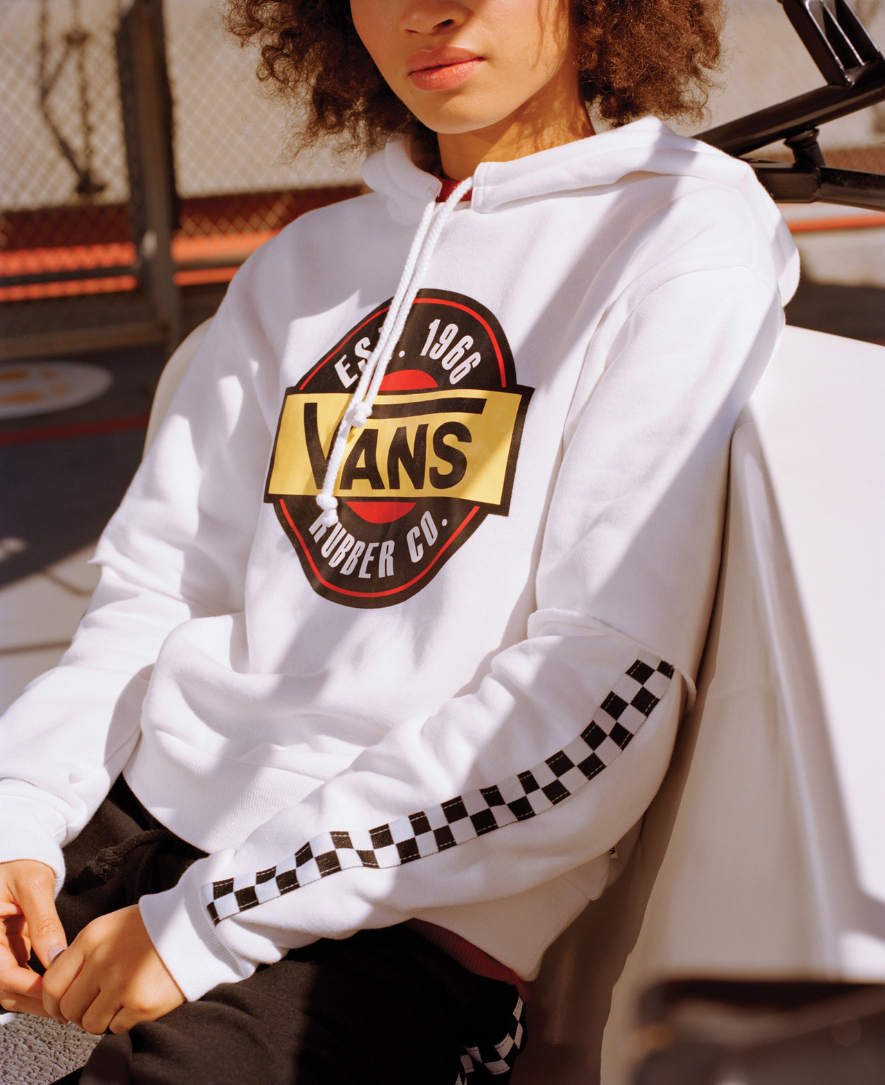 vans chromo twofer hoodie