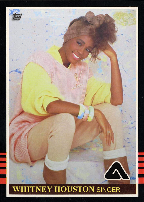 Whitney Houston 1985 Donruss Rock Hall of Fame