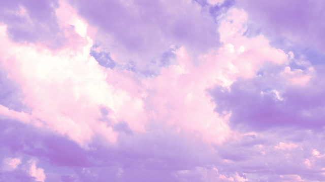 Purple Aesthetic Clouds Desktop Wallpaper