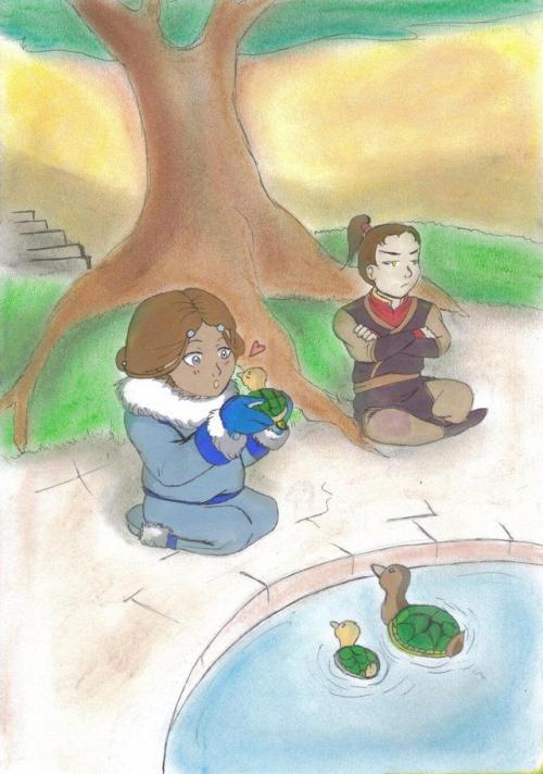 mythicamagic:old zutara art, because I don’t think I’ve ever...