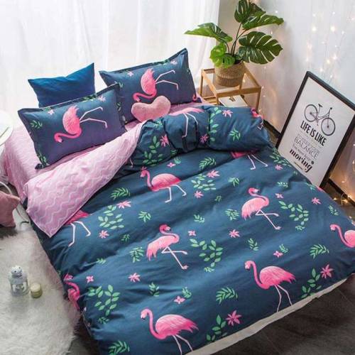 lmessentialoils:Cool Cute bedding setPink bird   ///   Purple...