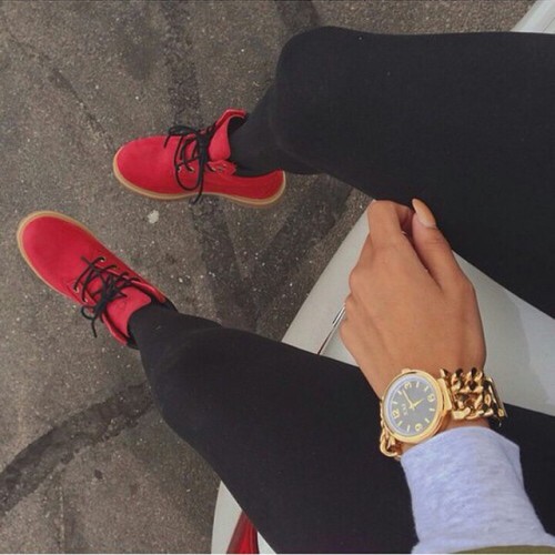 timberlands boots gold watch accessories pointed nails style