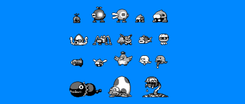 Truly couldn’t stop myself from spriting most of the enemies for...