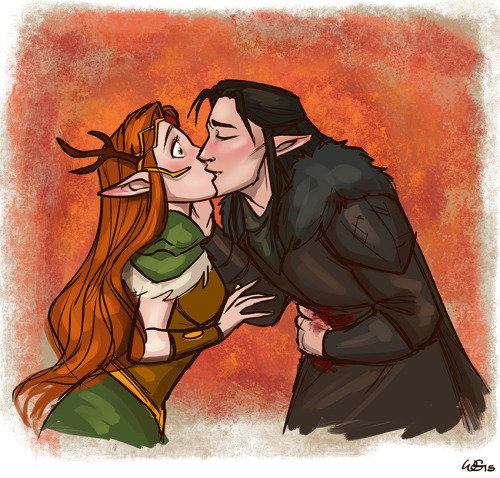 wendydoodles:The Kiss.