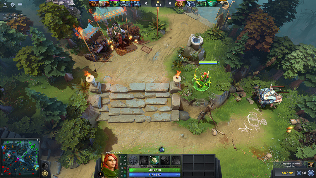 matchmaking DotA 2 ner