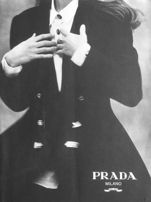 philoclea:Prada, fall 1989Cordula Reyer by Albert Watson