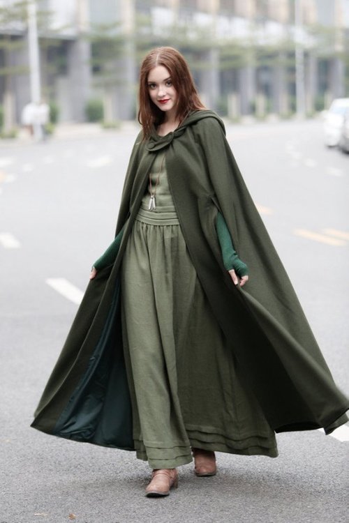 hilary951:Maxi Hooded Wool Cape ON SALE NOW !WAS $71.05  NOW...