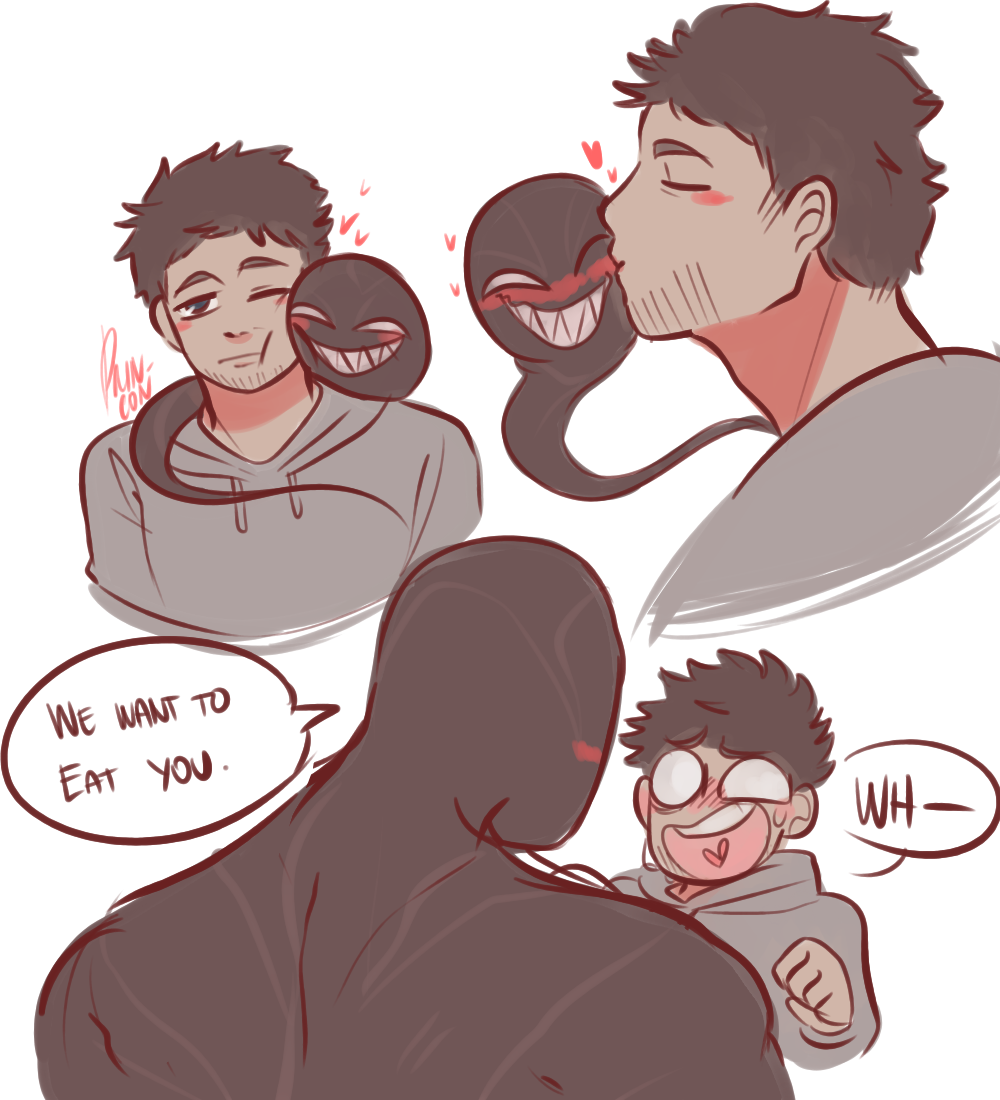 <b>Venom</b>+<b>Eddie</b>=Love - ruubesz-draws: Another Loser dad/uncle AU! 