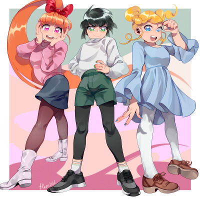 Images Of Anime Fanart Anime Blossom Powerpuff Girls
