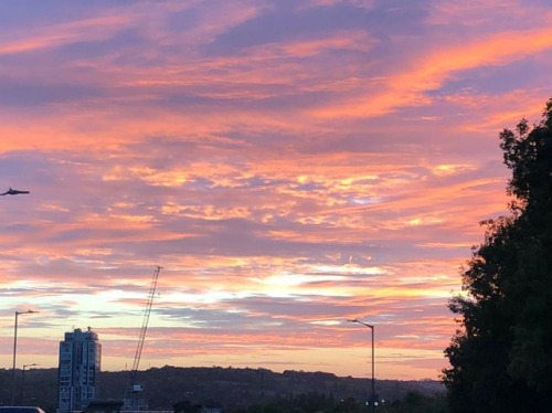 Beautiful sky on the way home this evening...