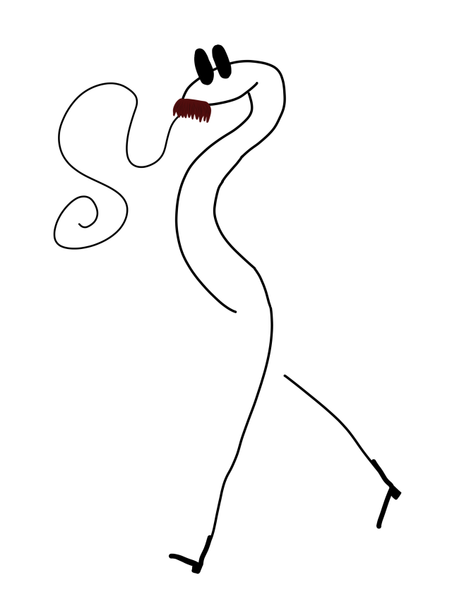 well you can tell by the way i use my walk i got snakey hips, no time to talk
