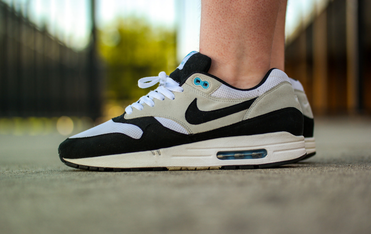 Nike Air Max 1 BlackScuba Blue (by - Sweetsoles Nike Air Max 1 BlackScuba Blue (by - Sweetsoles