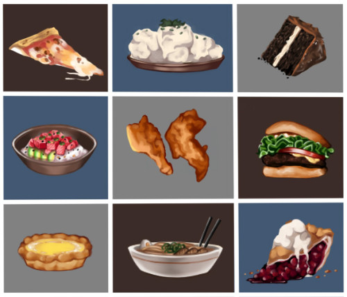 heyletsdreamadream:Food Studies for National Portfolio Day ✨