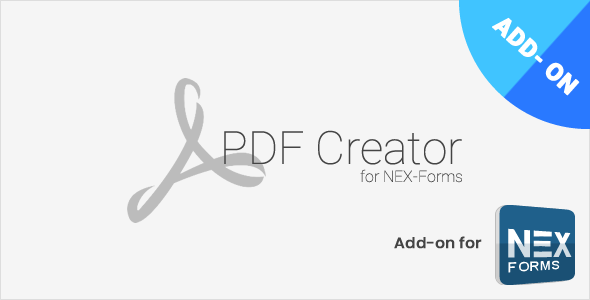 PDF Creator for NEX-Forms v7.5 Nulled