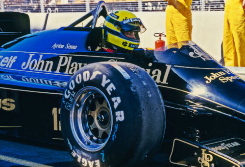 itsbrucemclaren:—- Legend —- Ayrton Senna / Lotus-Renault on...