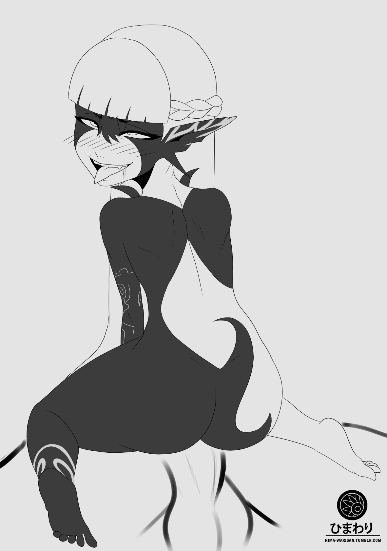 Rule 34 1boy Alternate Hairstyle Ass Female Himawari Imp Midna Midna Monochrome Nude Sex The 7693