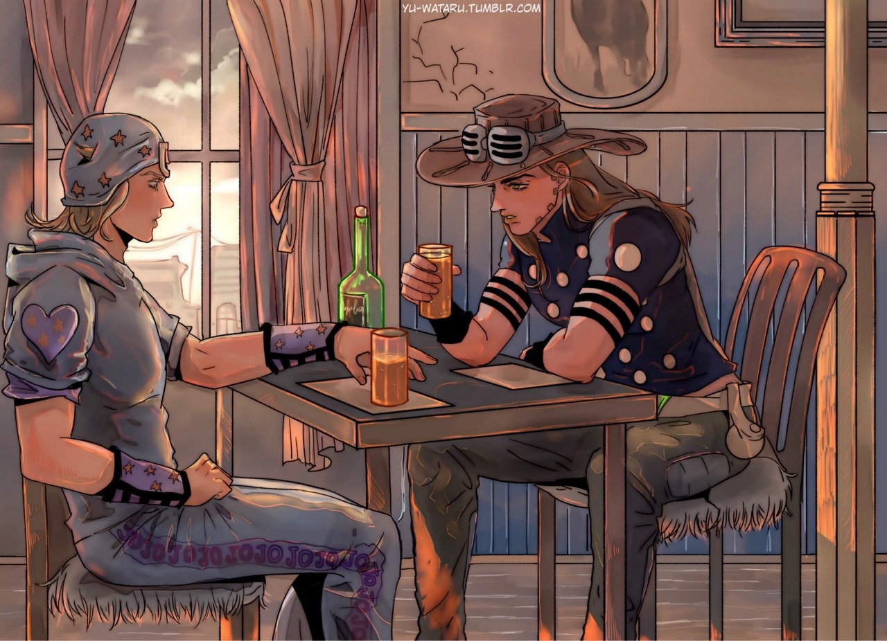 Johnny Joestar & Gyro Zeppeli - Steel Ball Run Anime, Jojo's bizar...