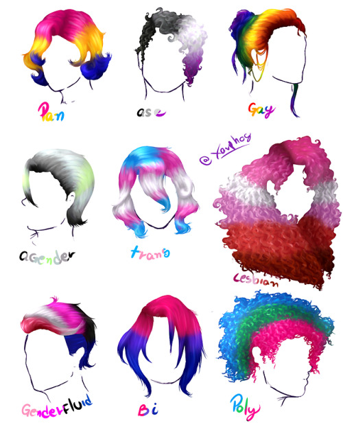 Genderfluid Hairstyle Tumblr