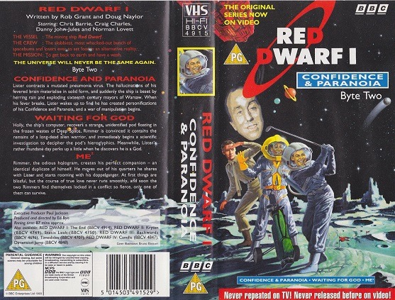 Give Quiche a Chance — hollyhopdrive7: Red Dwarf VHS Covers Red Dwarf ...