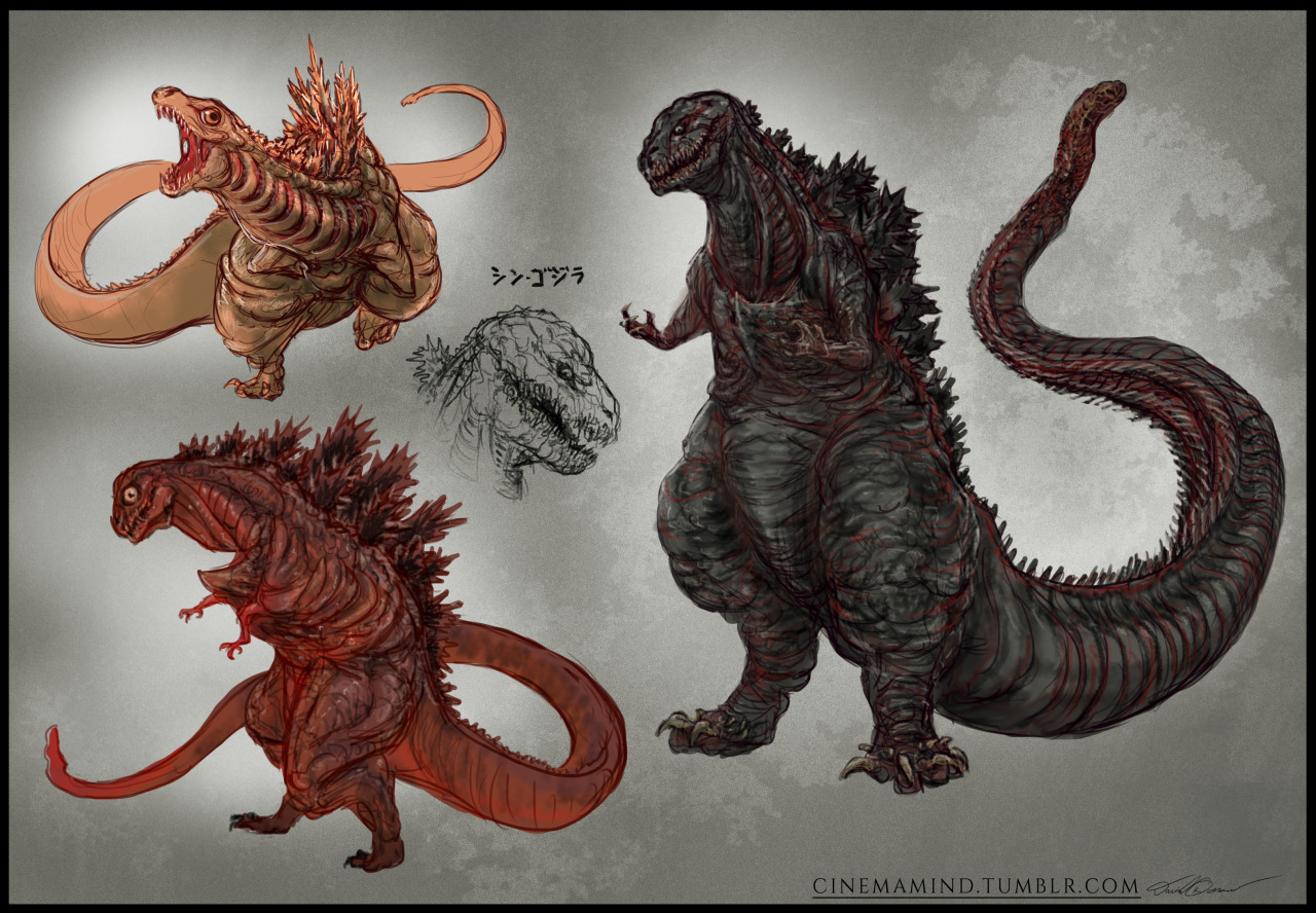 Cinemamind — Shin Gojira fanart sketches by cinemamind.