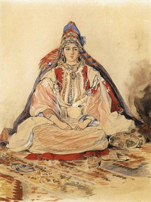 artist-delacroix:Jewish Bride, Eugene DelacroixMedium:...