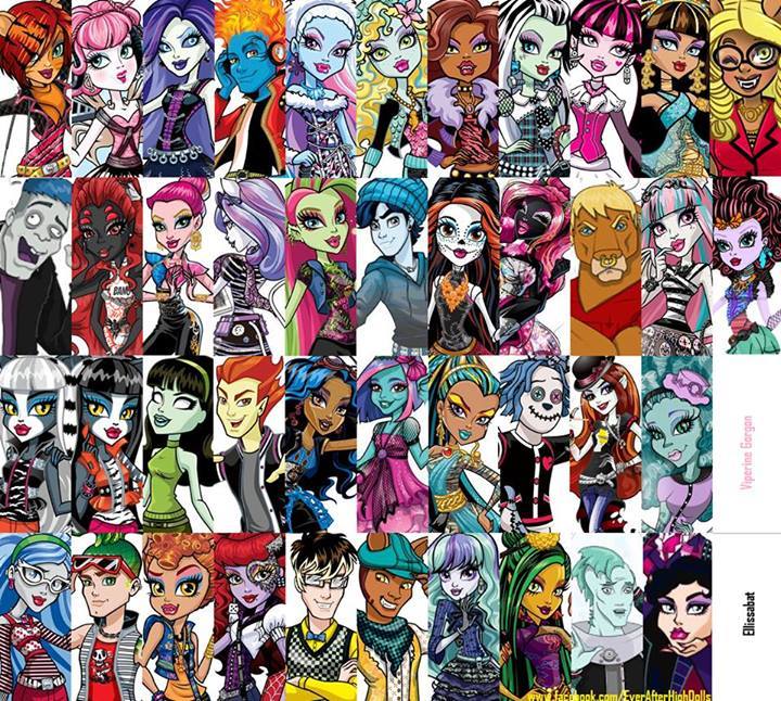 all monster high characters