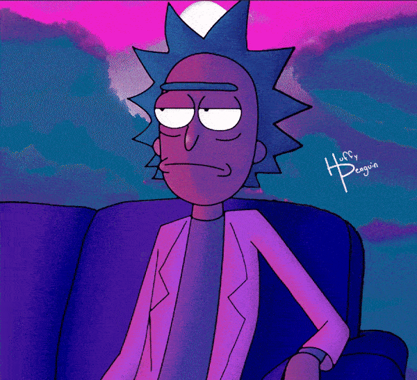 Huffy-Penguin. — Aesthetic Rick is not amused
